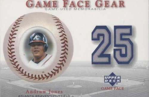 2003 Upper Deck Game Face - Andruw Jones #GG-AJ