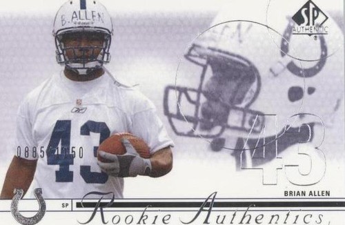 2002 SP Authentic Brian Allen #156