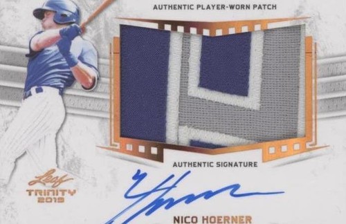 2019 Leaf Trinity - Nico Hoerner #PA-NH1