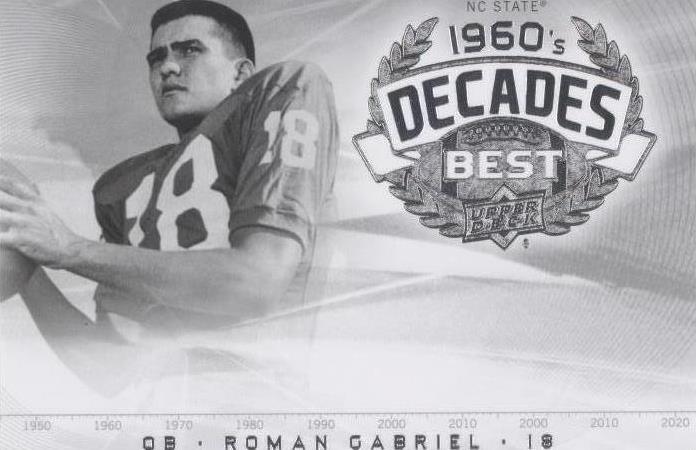 2011 Upper Deck College Football Legends Roman Gabriel #DB-RG
