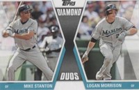 2011 Topps Update Series - Giancarlo Stanton Logan Morrison #DD-13