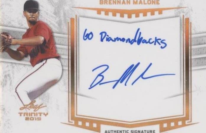 2019 Leaf Trinity - Brady McConnell Brennan Malone #A-BM1