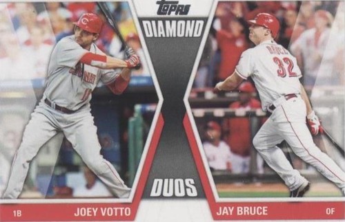 2011 Topps Update Series - Jay Bruce Joey Votto #DD-8