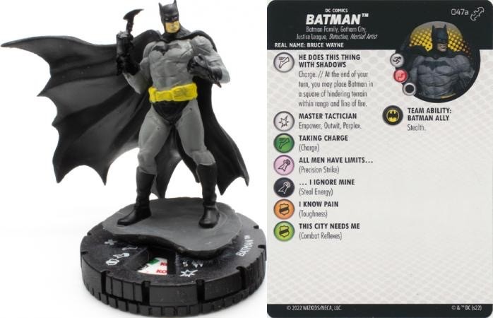 DC Heroclix Batman Team Up Super Rare : Batman - 047a