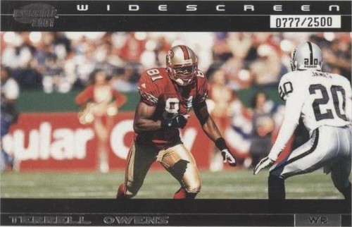 2001 Pacific Invincible Terrell Owens #16