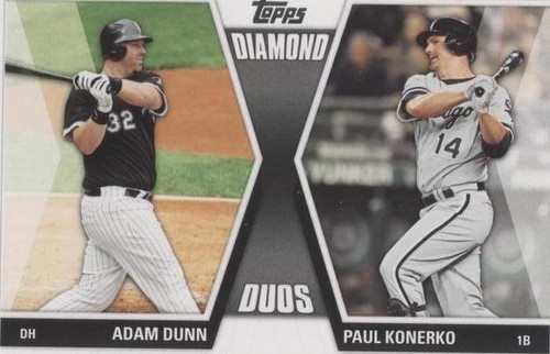 2011 Topps Update Series - Adam Dunn Paul Konerko #DD-11