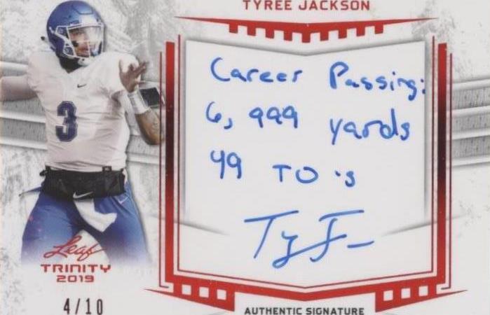 2019 Leaf Trinity Tyree Jackson #A-TJ1