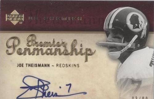 2007 UD Premier Joe Theismann #PP-TJ