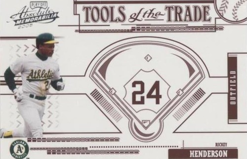 2005 Playoff Absolute Memorabilia - Rickey Henderson #TT-169