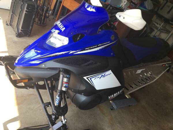 2013 YAMAHA NYTRO FX RTX 590 MILES !!