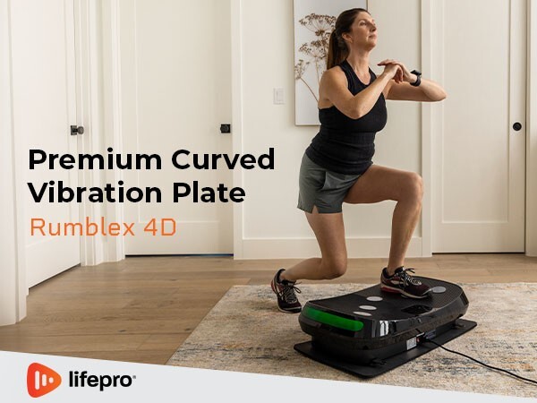 LifePro Rumblex 4D Vibration Plate Exercise Machine - Body Shaping & Weight Loss