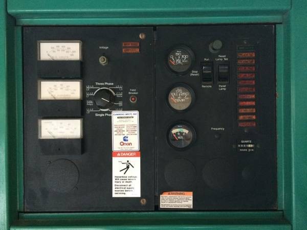 Cummins Onan 350KW Diesel Generator, enclosed with tank, 357 hours