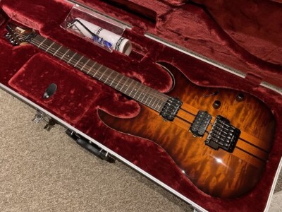 Electric Guitar Ibanez Prestige RGT320Q RBB Made in Japan S