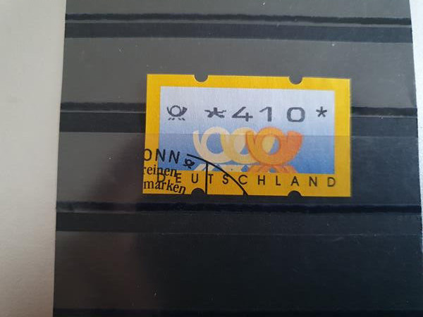 Atm Deutschland, Michel 3.3, Sielaff Wertfehldruck 410 Gestempelt Ohne Gummi