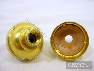 1000 Leviton Metal Shell Lampholder Light Socket Caps w/ 1/8 IPS Bushing 7132