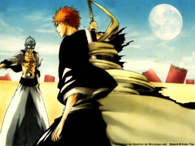 Anime arrancar espada grimmjow jeagerjaques kurosaki Stitched Gaming Mat Desk