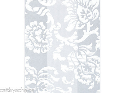 25 White Damask on Clear Cello 3.5x7.5 Easter Holiday Graduation Candy Gift Bags