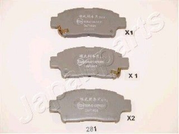 Japanparts Pa-281af Kit De Plaquettes De Frein- Frein ÃÂ  Disque 044655204