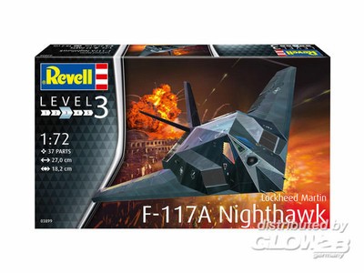 Revell: F-117A Nighthawk Stealth Fighter in 1:72 [4009803899]