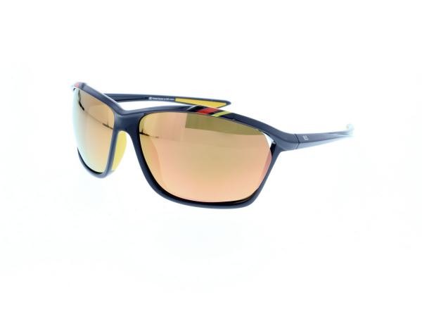 HIS POL HPS97100 2 Herren Damen Sonnenbrille Kunststoff Geometrisch Schwarz