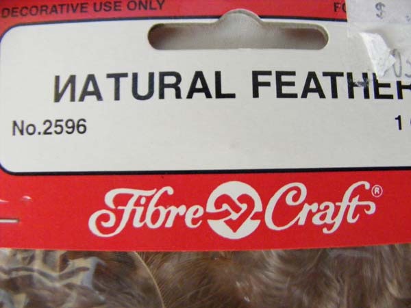4 ZUCKER & FIBRE CRAFT FEATHER PACKAGES