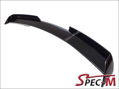 For 14-Up Corvette C7 Stingray Z51 Stage 2 Shiny Black Painted Trunk Spoiler 3pc