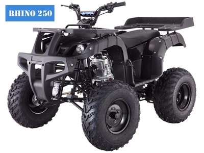 ATV New 250D RHINO Adult Full Size 4 Wheeler w/Reverse! Free S/H 23" Tires!!