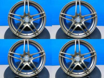 ト*ト様 ★AVS MODEL5 希少　17インチ　激安　7Ｊ9Ｊ　114.3 Yokohama AVS MODEL 5 Wheels 17in 7J+50 5H PCD100 Bronze