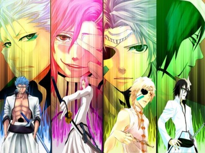 Anime arrancar espada grimmjow jeagerjaques Stitched Gaming Mat Desk