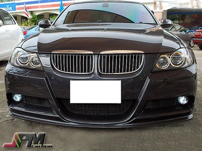 Carbon Fiber 3D Style Front Bumper Lip Fit BMW 2005-2008 E90 335i M Tech Bumper