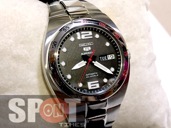 SEIKOＬＭ 23JEWELS Vintage Seiko LM 23 Jewels Salmon Dial 5606-6020 Automatic