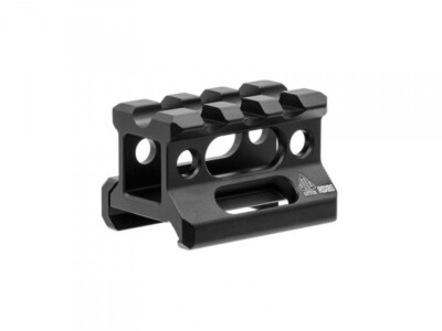 UTG Super Slim Picatinny Riser Mount 3 Slot 0.83 Inch Height MT-RSX8S