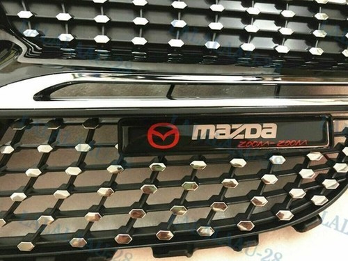 Car Front Grille Badge Emblem Illuminated Bumper Sticker For MAZDA LED Light New
