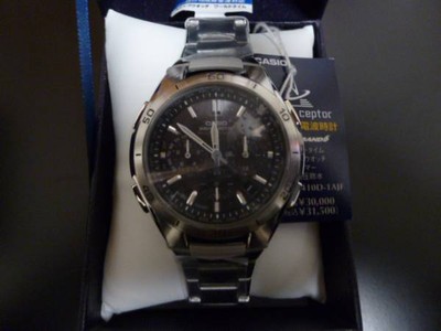 Casio Casio wave ceptor web ceptor WVQ M410D 1AJF New.