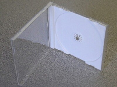 50 NEW HIGH QUALITY 10.4MM SINGLE CD JEWEL CASES W WHITE TRAY SH001PK -NO CDA