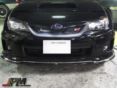 C-Speed II Style Carbon Fiber Front Bumper Lip For Subaru 2011-2014 WRX STI GVF