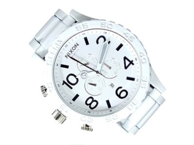 Pre-owned Nixon 51-30 Chrono Quartz Men's Chrono Watch A083-1255 A0831255