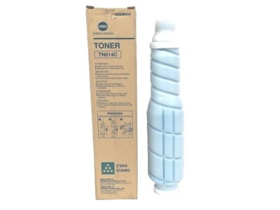 OEM Konica Minolta A0VW434 TN614C Cyan Toner Cartridge Bizhub Pro C65HC