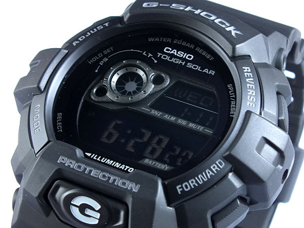 Casio G-Shock Mens Watch GR8900A-1 GR-8900A-1DR Tough Solar Digital Black 4971850946939 | eBay
