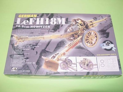 1/35 Afv Club Af35S24 German Army Lefh18M 10.5Cm Howitzer