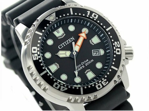 Pre-owned Promaster Citizen  Bn0156-05e Marine Eco-drive Diver Japan Made Mens Watch Us4