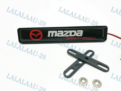 Car Front Grille Badge Emblem Illuminated Bumper Sticker For MAZDA LED Light New
