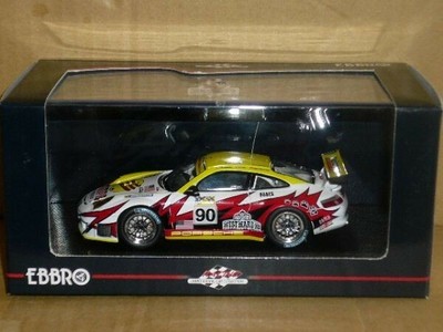 1/43 Ebbro Porsche 911 Gt3 Rsr 2005 Le Mans No.90 White