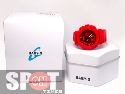 Pre-owned Casio Baby-g Studs Dial Ladies Watch Bga-195m-4a