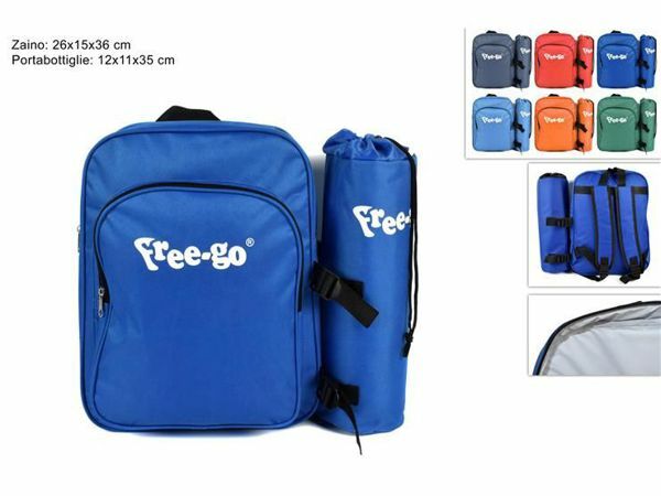 Borsa Termica Zaino Frigo Portabottiglie Porta Bottiglie Color Mare Spiaggia dfh