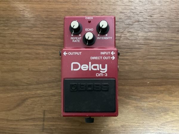 Boss DM-3 Delay Green Label Vintage 1984 Effector Pedal