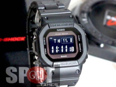 Pre-owned Casio G-shock Tough Solar Multiband 6 Bluetooth Men's Watch Gw-b5600bc-1b