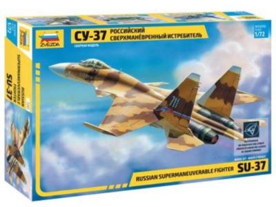 SUKHOI Su-37 FLANKER F RUSSIAN AF MKGS 7241 1/72 ZVEZDA RARE