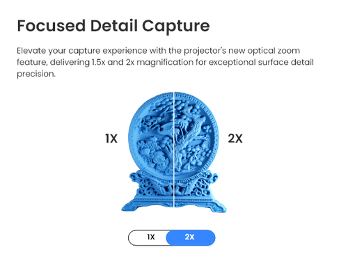 Revopoint POP 3 Plus 3D Handheld Scan STANDARD 0.04mm Precision 18fps Scanner