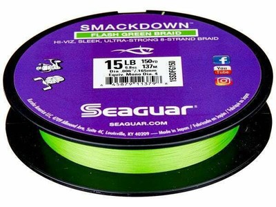 Seaguar Smackdown 8 Strand Flash Green 150yds